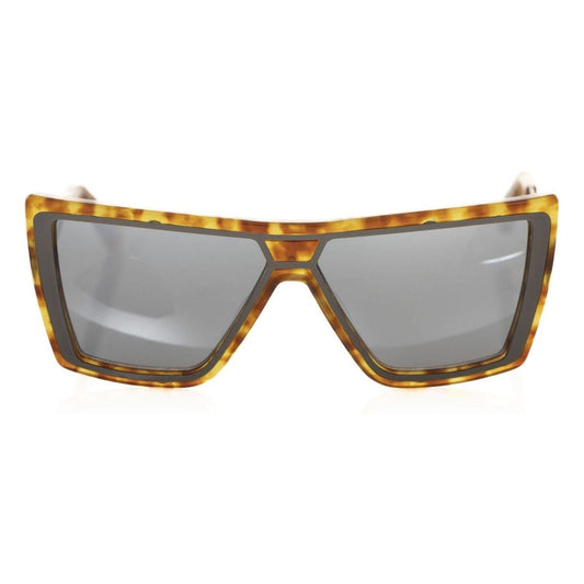 Frankie Morello Brown Acetate Women Sunglass Frankie Morello