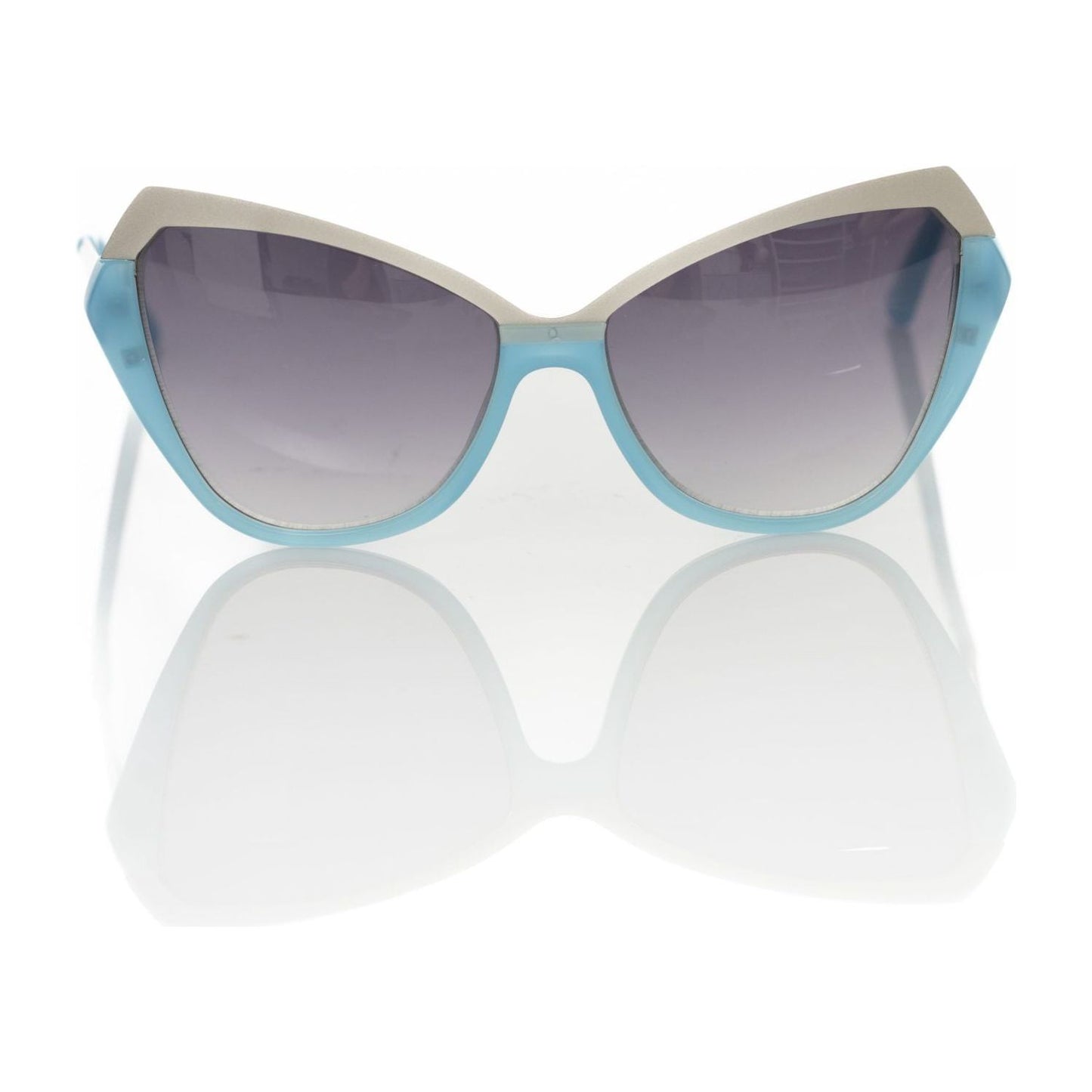 Frankie Morello Light Blue Acetate Women's Sunglass Frankie Morello