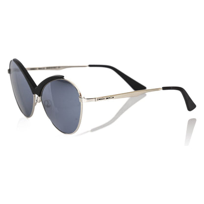 Frankie Morello Black Metallic Women Sunglasses Frankie Morello