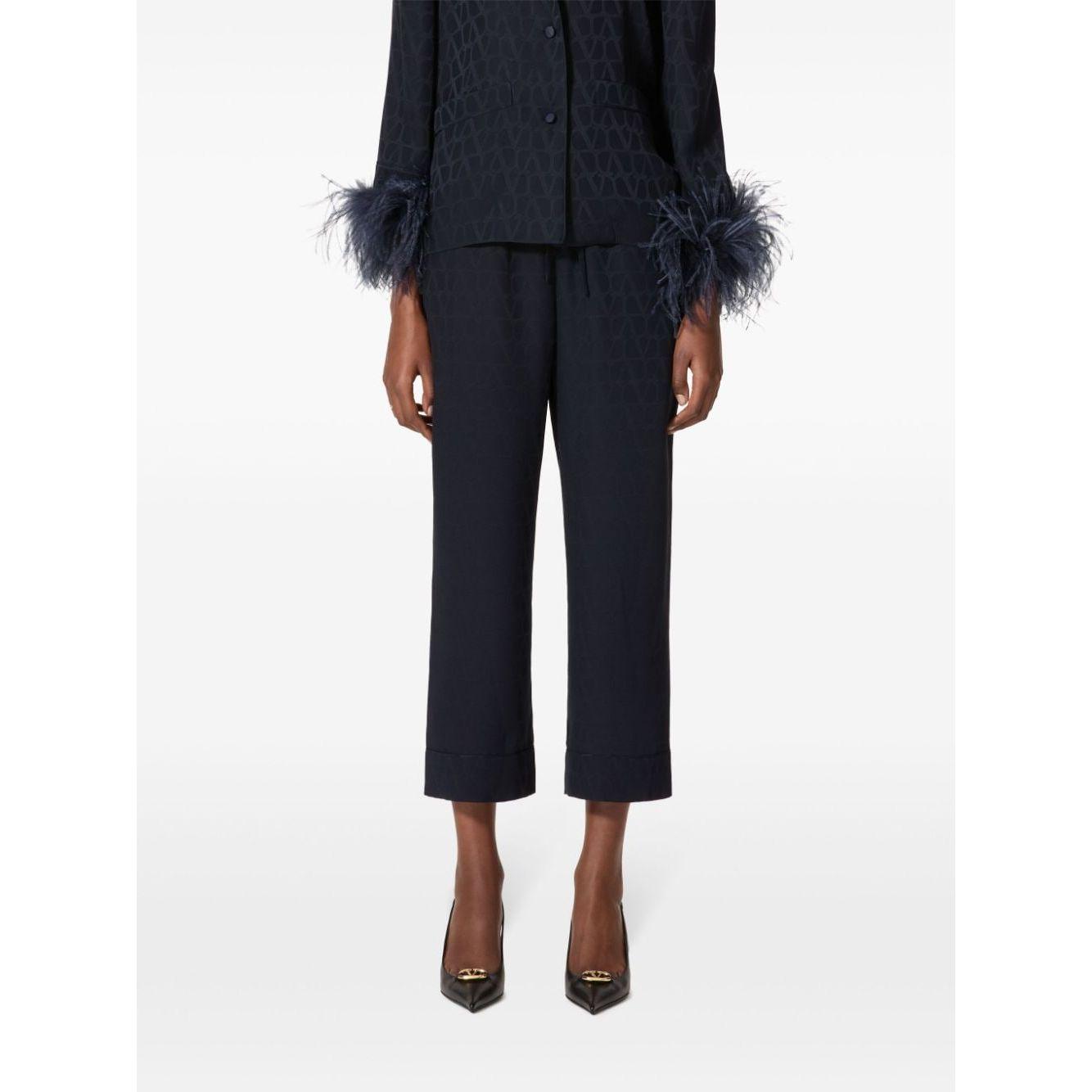 Valentino Trousers Blue Trousers Valentino