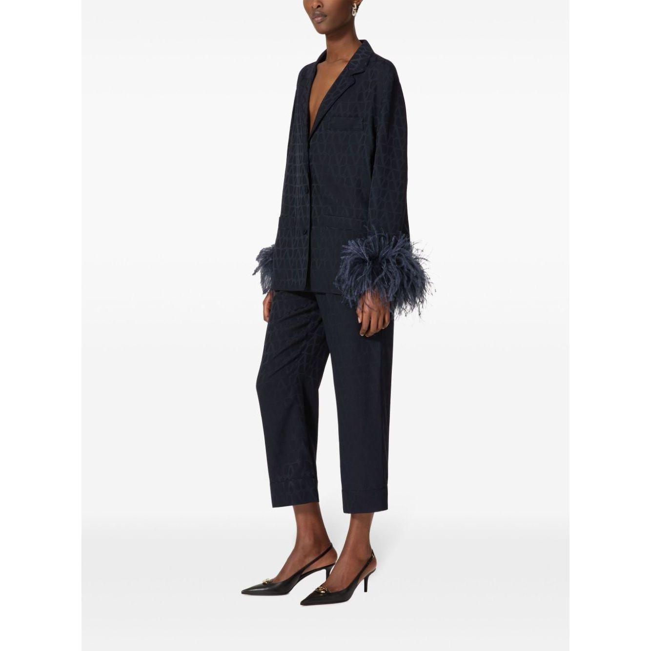 Valentino Trousers Blue Trousers Valentino