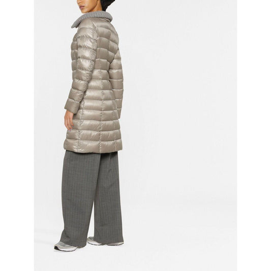 Herno Coats Light Grey Jackets Herno