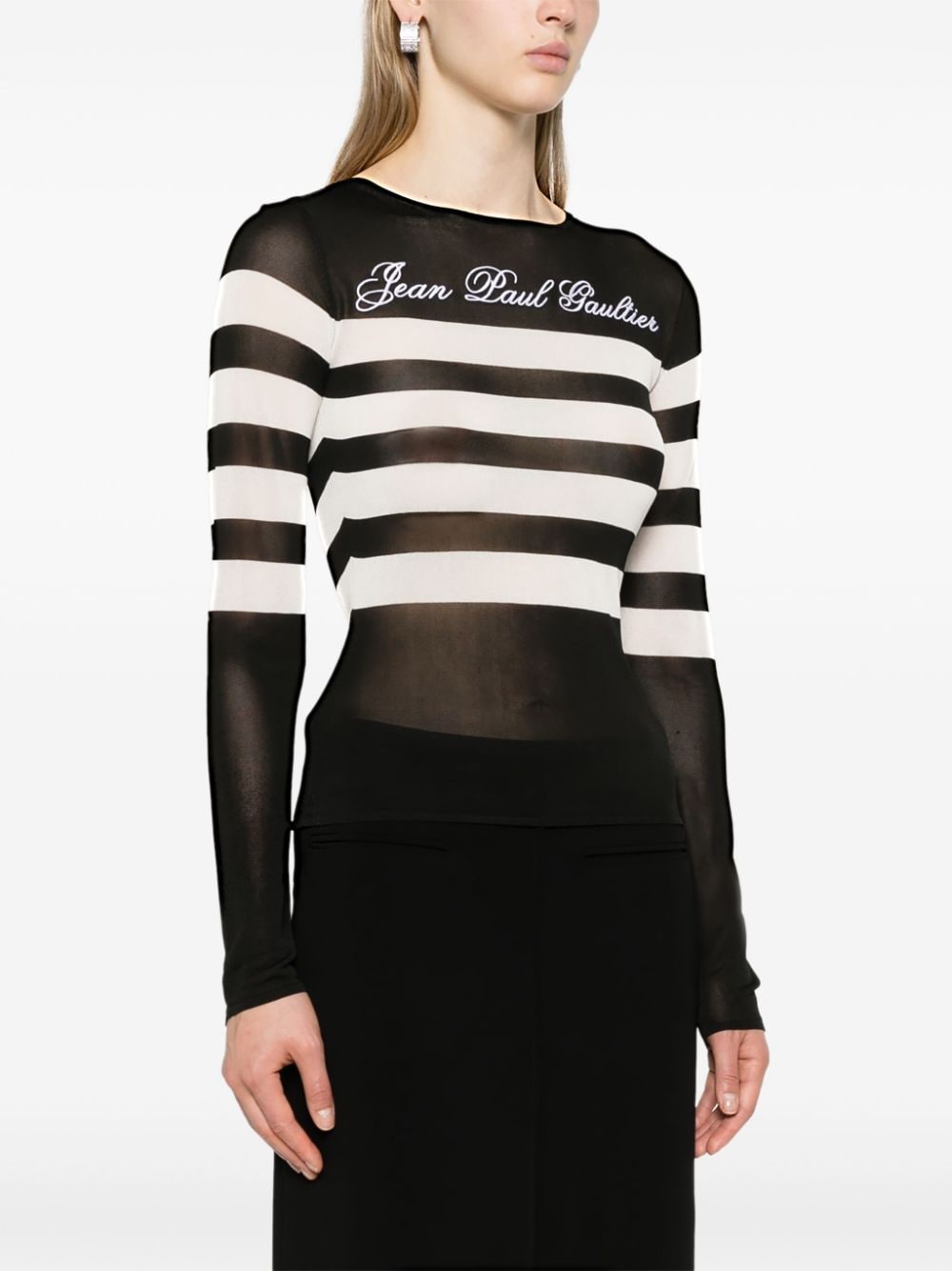 JEAN PAUL GAULTIER Top Black Topwear Jean Paul Gaultier