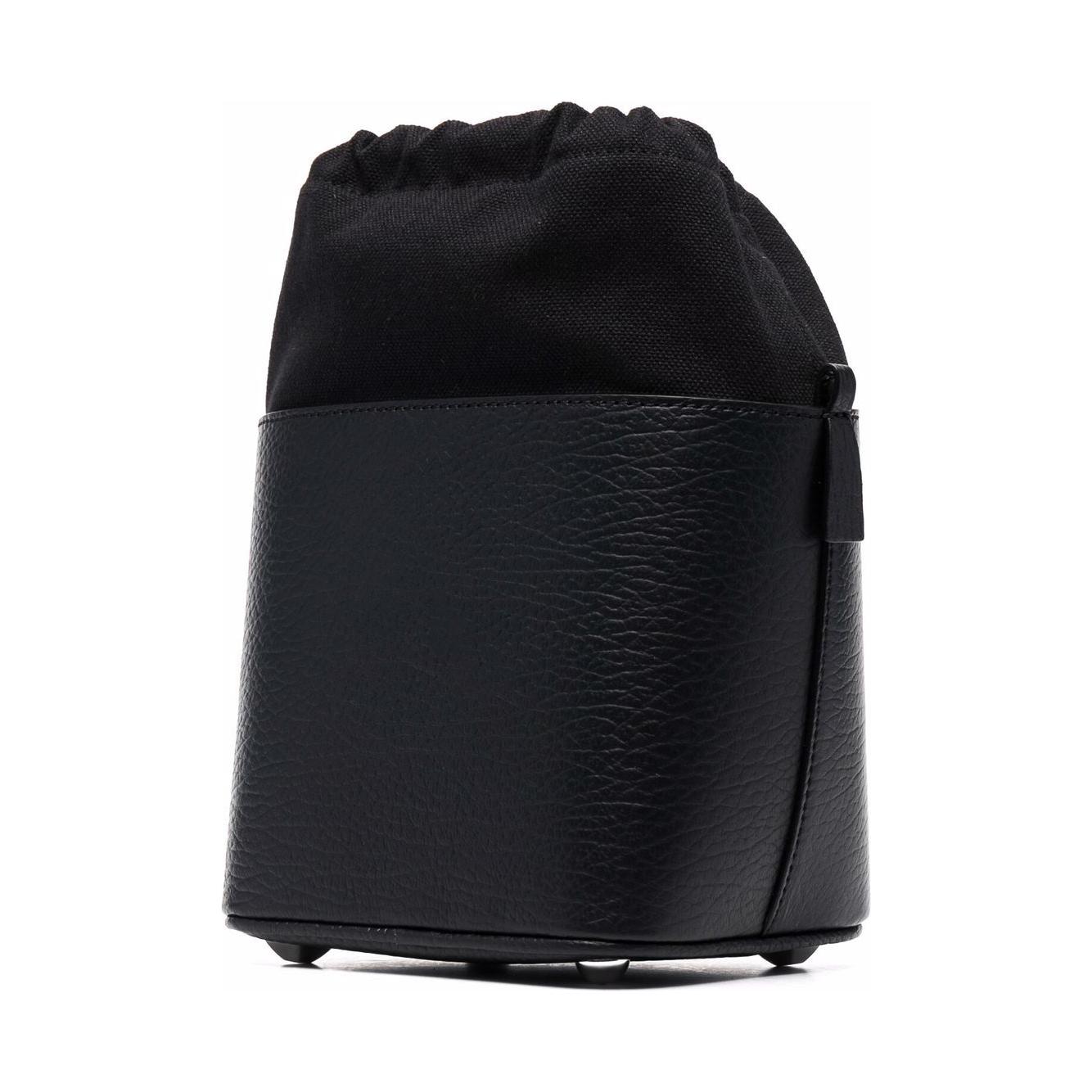 Maison Margiela leather/cotton blend bucket Bag Black Shoulder Maison Margiela