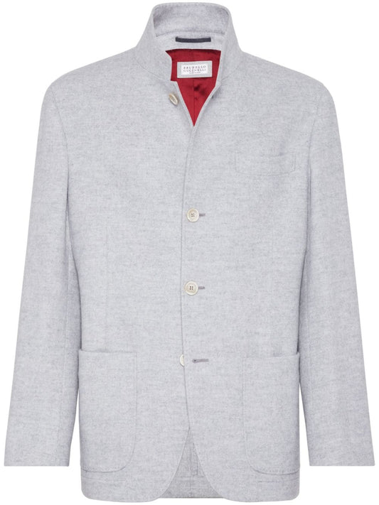 Brunello Cucinelli Jackets Grey Jackets Brunello Cucinelli