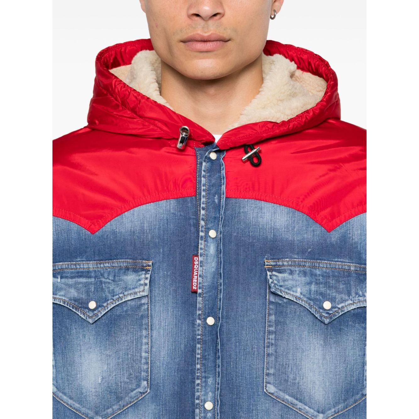 Dsquared2 Coats Clear Blue Jackets Dsquared2