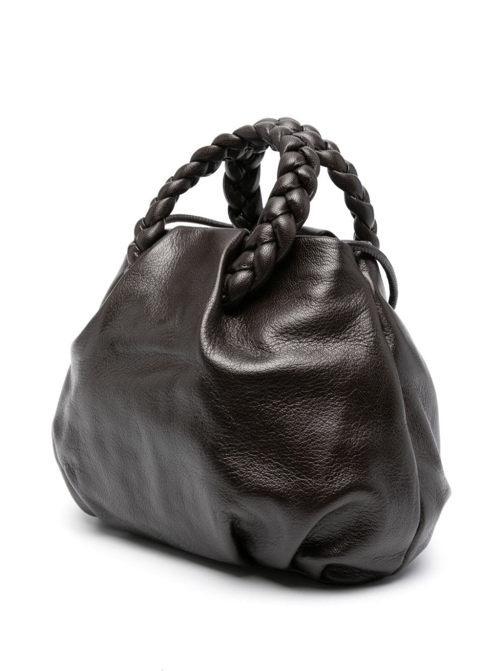 HEREU lambskin Handbag Brown Handbag Hereu