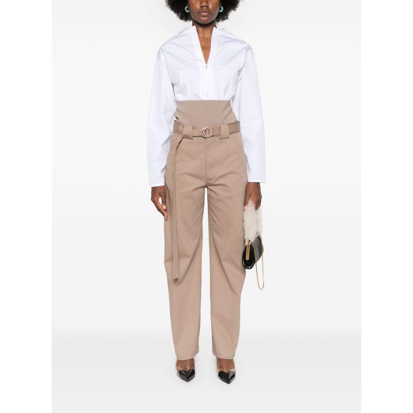 Alaia Trousers Beige Trousers Alaia