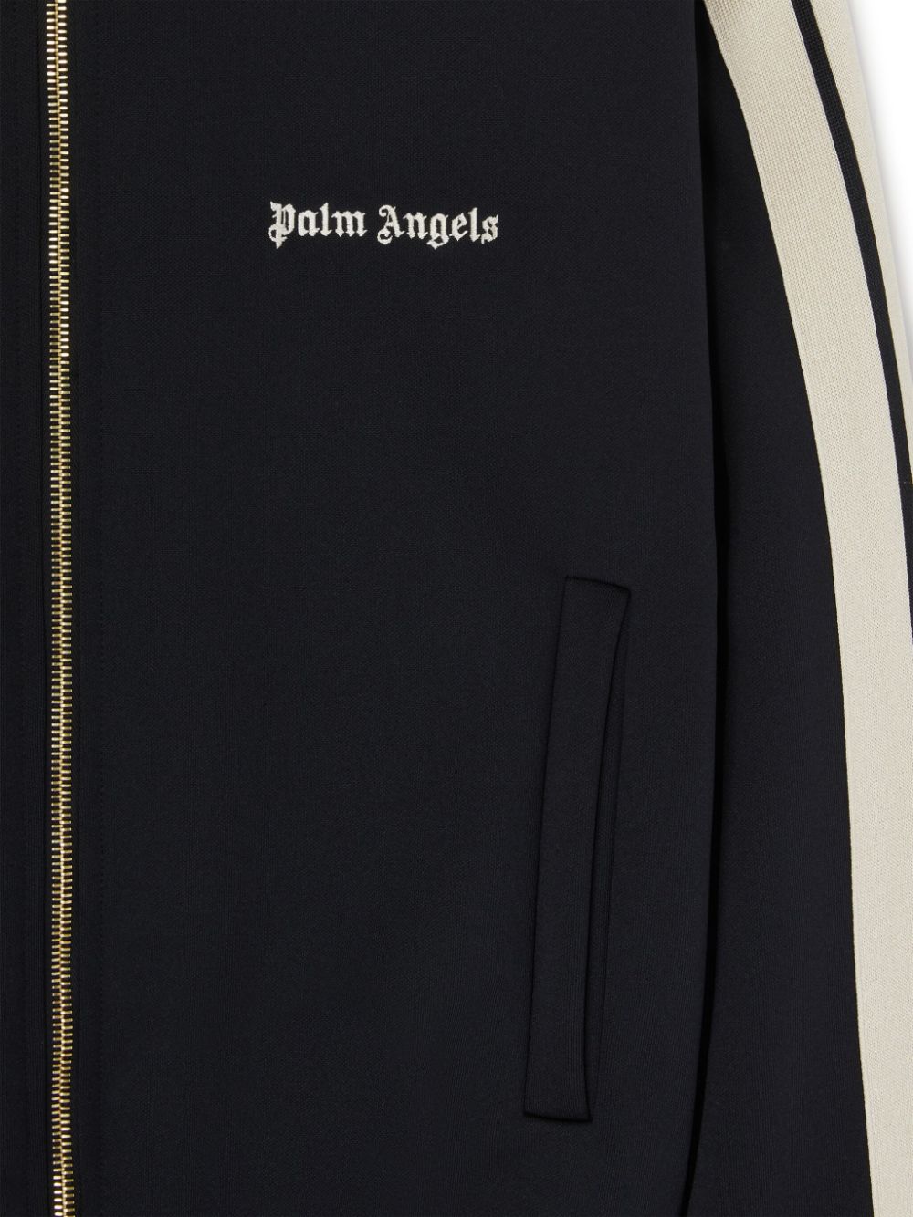 Palm Angels Coats Black Jackets Palm Angels