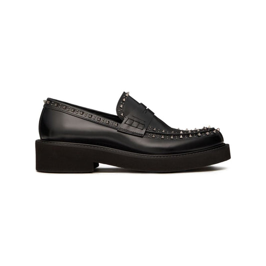 Valentino Garavani Loafers men shoes Black Moccasins Valentino Garavani