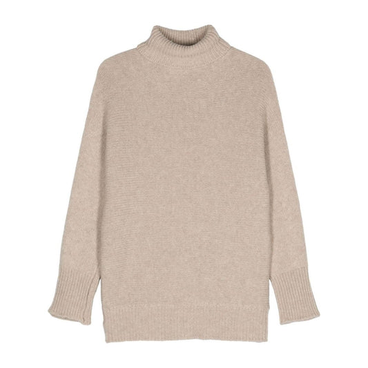 Alysi Sweaters Beige Topwear Alysi