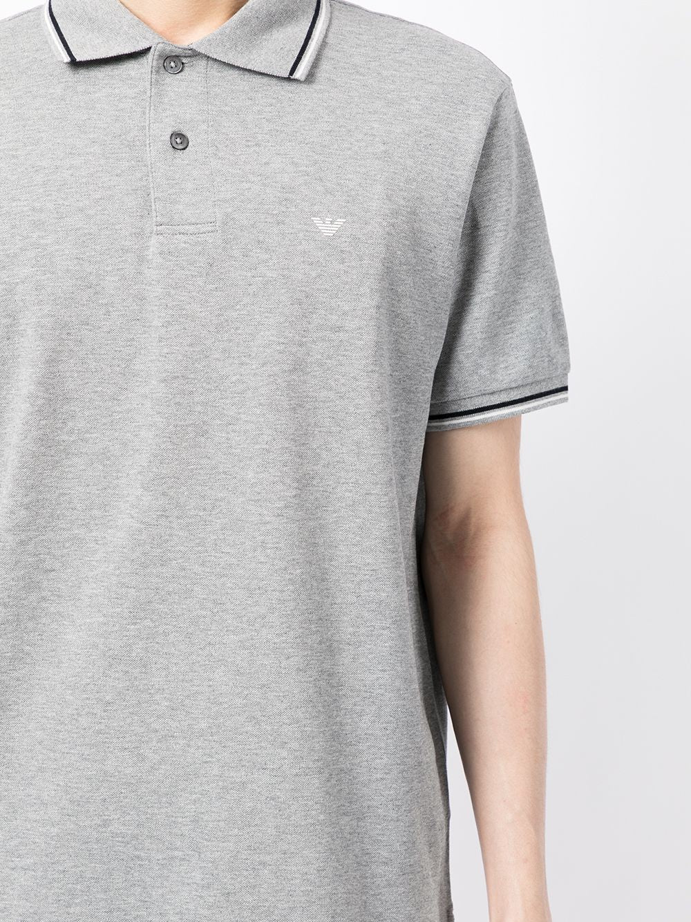 Emporio Armani T-shirts and Polos Grey Topwear Emporio Armani