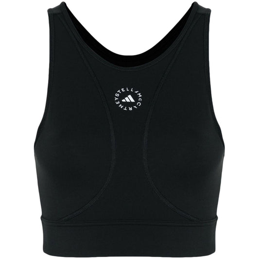 Adidas By Stella McCartney Top Black Topwear Adidas By Stella McCartney