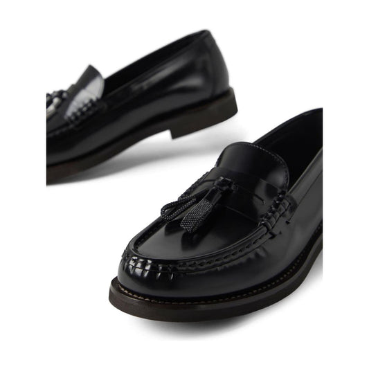 Brunello Cucinelli Flat shoes Black Moccasins Brunello Cucinelli