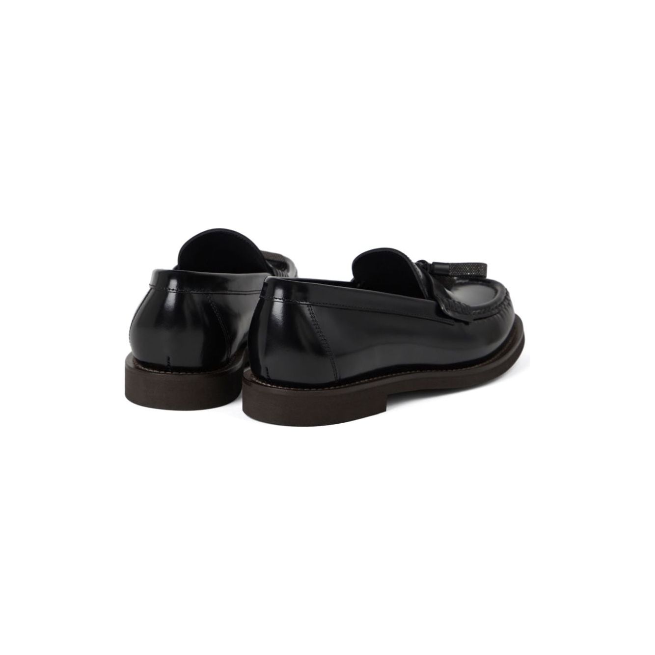 Brunello Cucinelli Flat shoes Black Moccasins Brunello Cucinelli