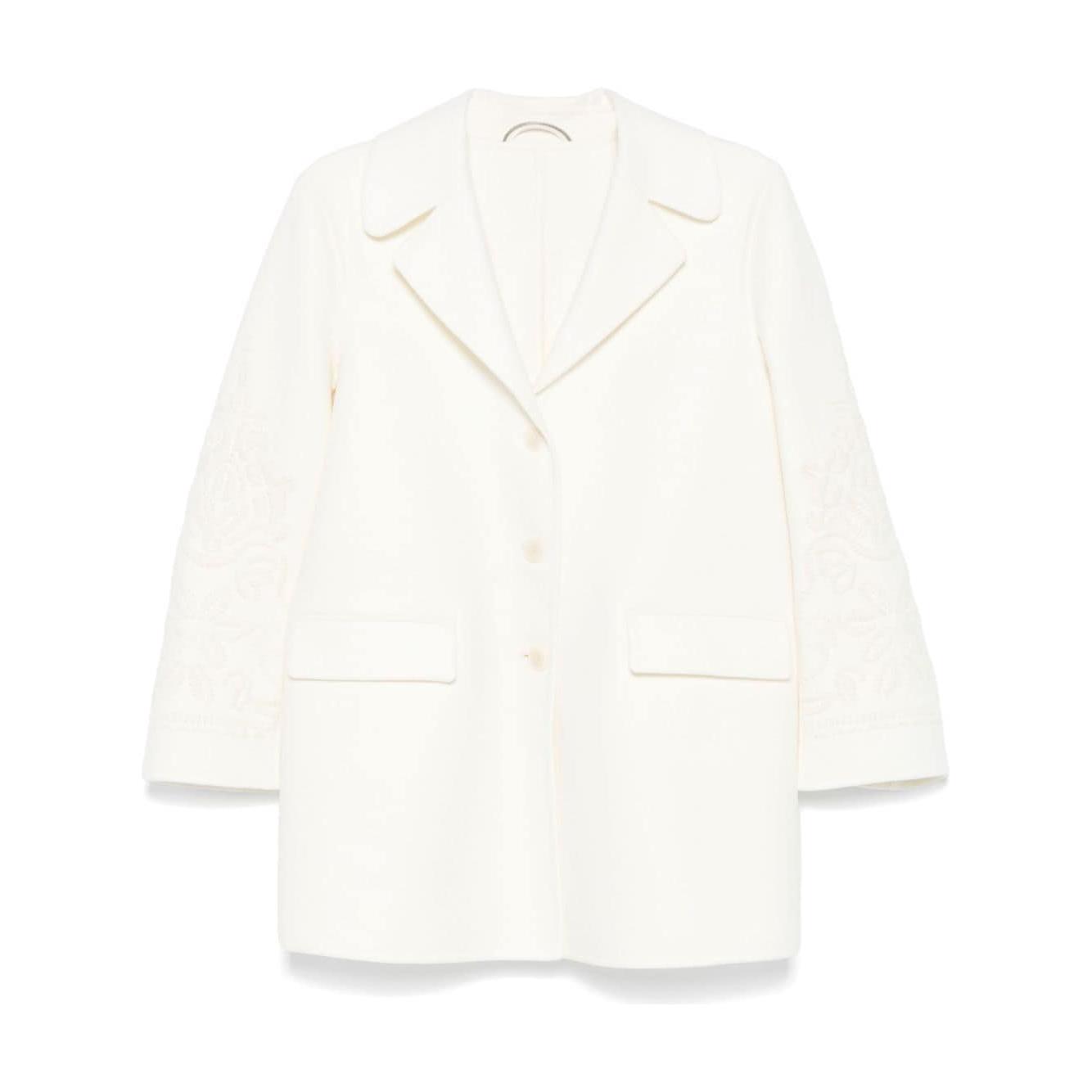 Ermanno Scervino Coats White Jackets Ermanno Scervino