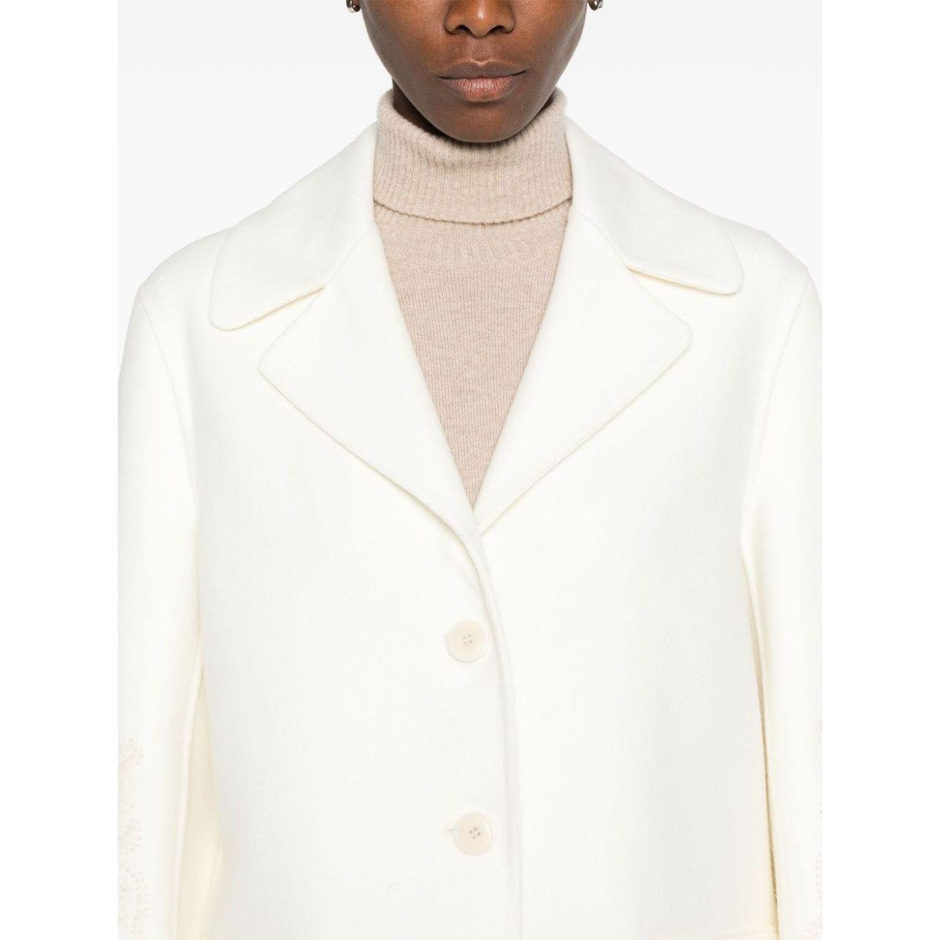 Ermanno Scervino Coats White Jackets Ermanno Scervino