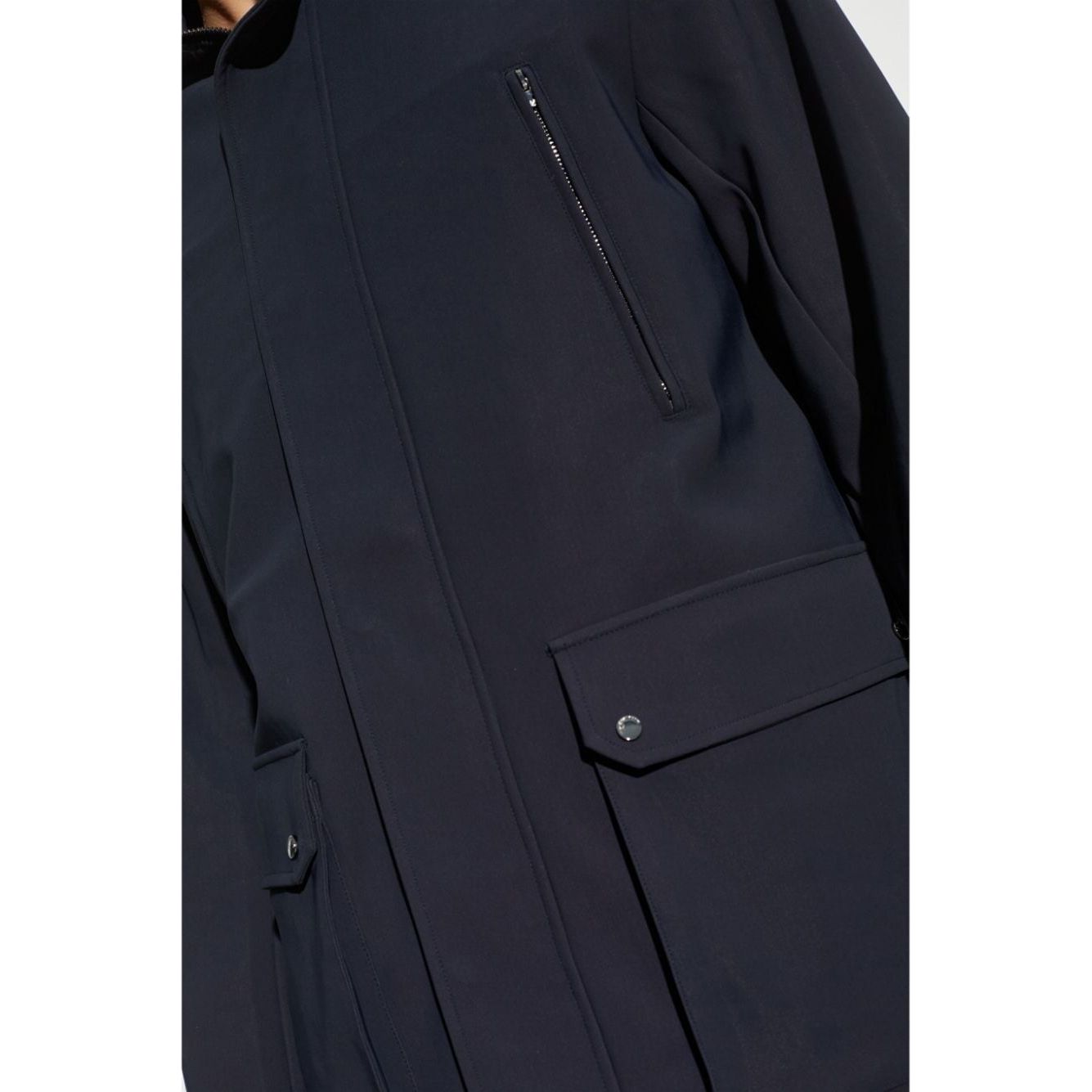 EMPORIO ARMANI CAPSULE Coats Blue Jackets Emporio Armani