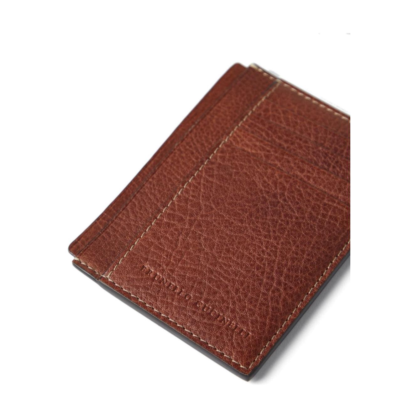 Brunello Cucinelli Wallets Leather Brown Small Leather Goods Brunello Cucinelli