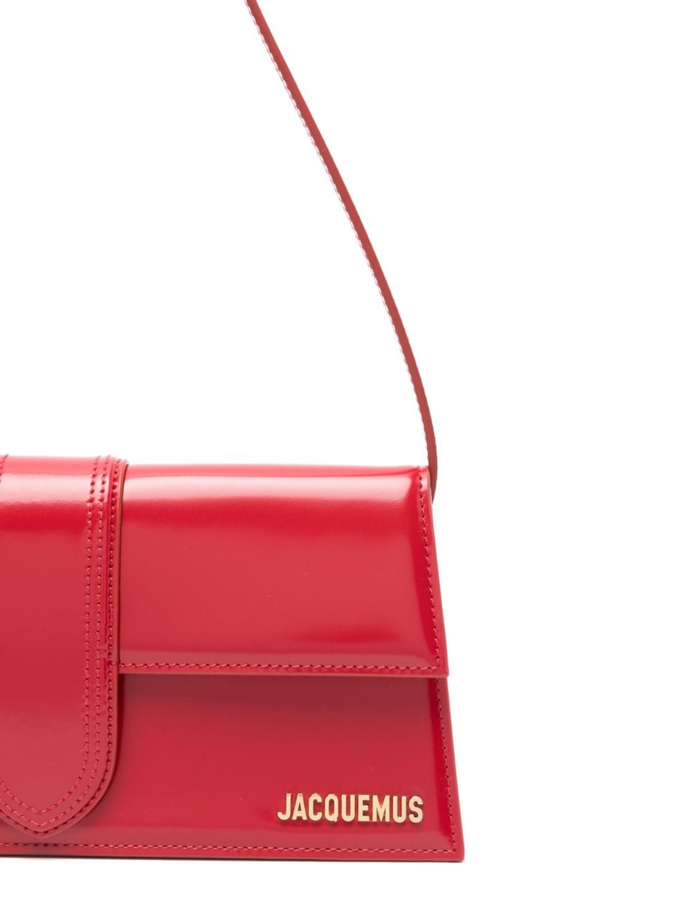 JACQUEMUS patent finish Handbag Red Shoulder JACQUEMUS