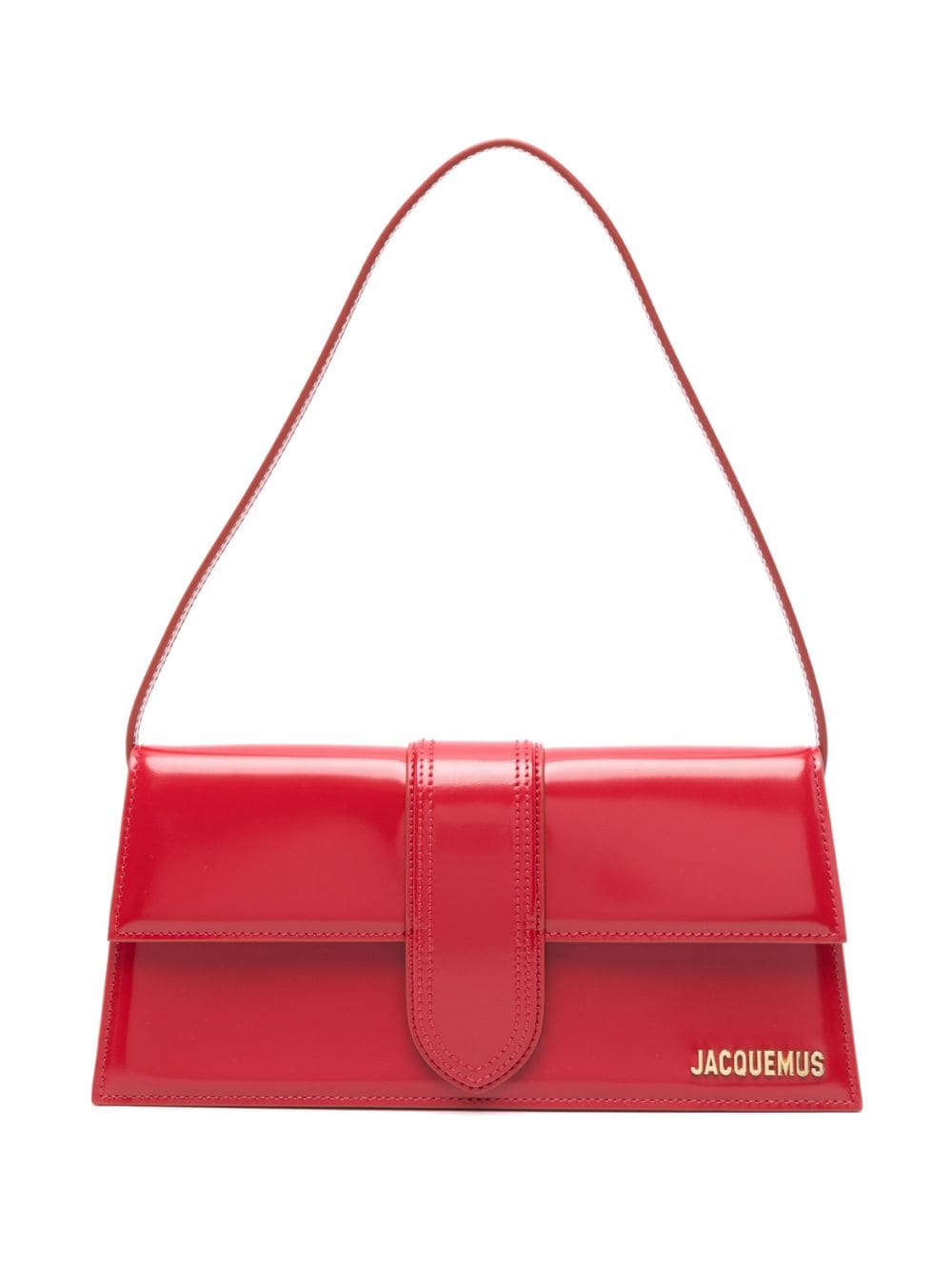 JACQUEMUS patent finish Handbag Red Shoulder JACQUEMUS