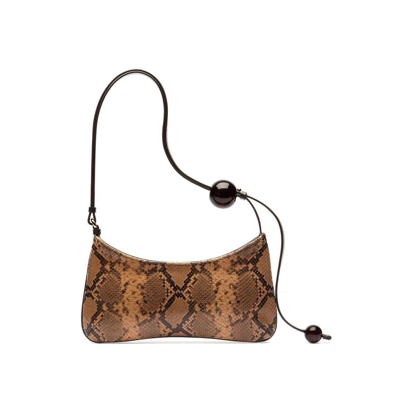 JACQUEMUS Jacquemus Le Bisou Perle Shoulder Bag Brown Shoulder JACQUEMUS