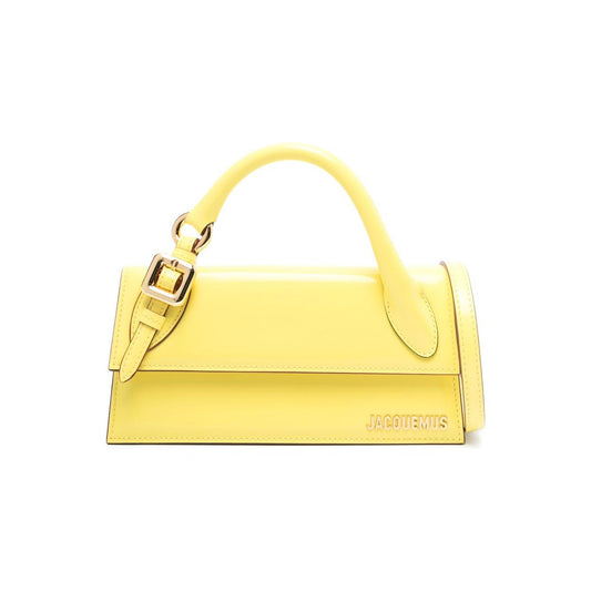 JACQUEMUS The Long Chiquito WithBuckle Bag Yellow Handbag JACQUEMUS