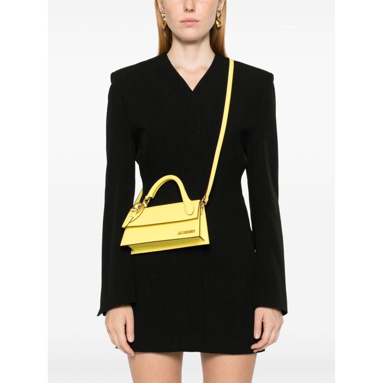 JACQUEMUS The Long Chiquito WithBuckle Bag Yellow Handbag JACQUEMUS