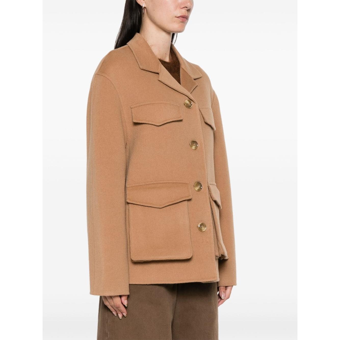 Semicouture Coats Beige Jackets Semicouture