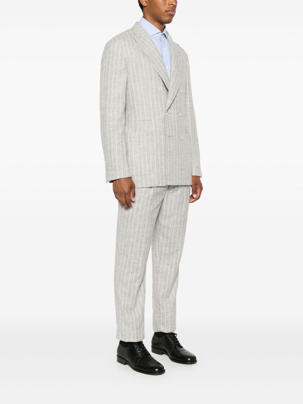 Brunello Cucinelli Suit Light Grey Suits Brunello Cucinelli