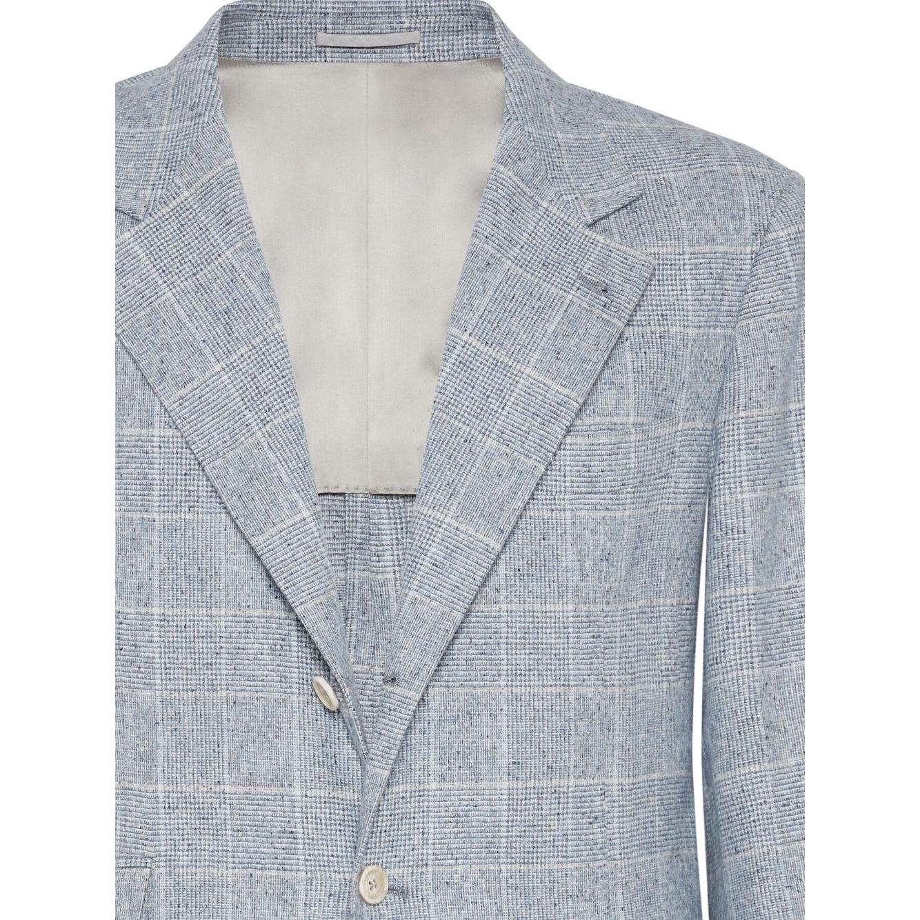 Brunello Cucinelli Jackets Clear Blue Jackets Brunello Cucinelli