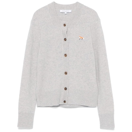 MAISON KITSUNE' Sweaters Grey Topwear Maison Kitsune'