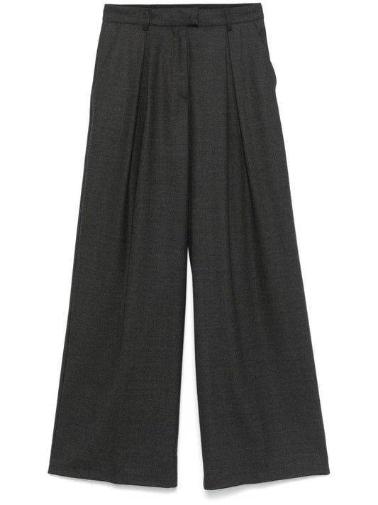 Semicouture Trousers Grey Trousers Semicouture