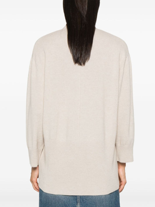 BEYOU Sweaters Beige Topwear Beyou