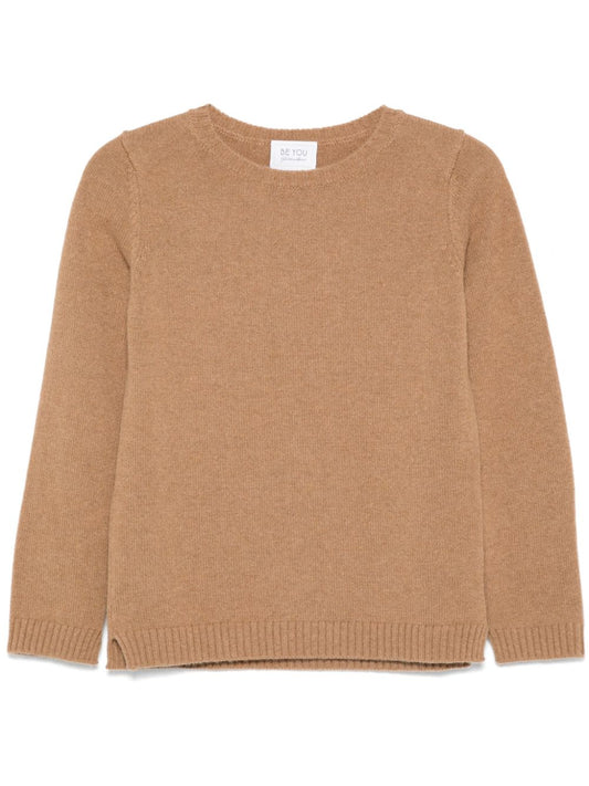 BEYOU Sweaters Camel Topwear Beyou