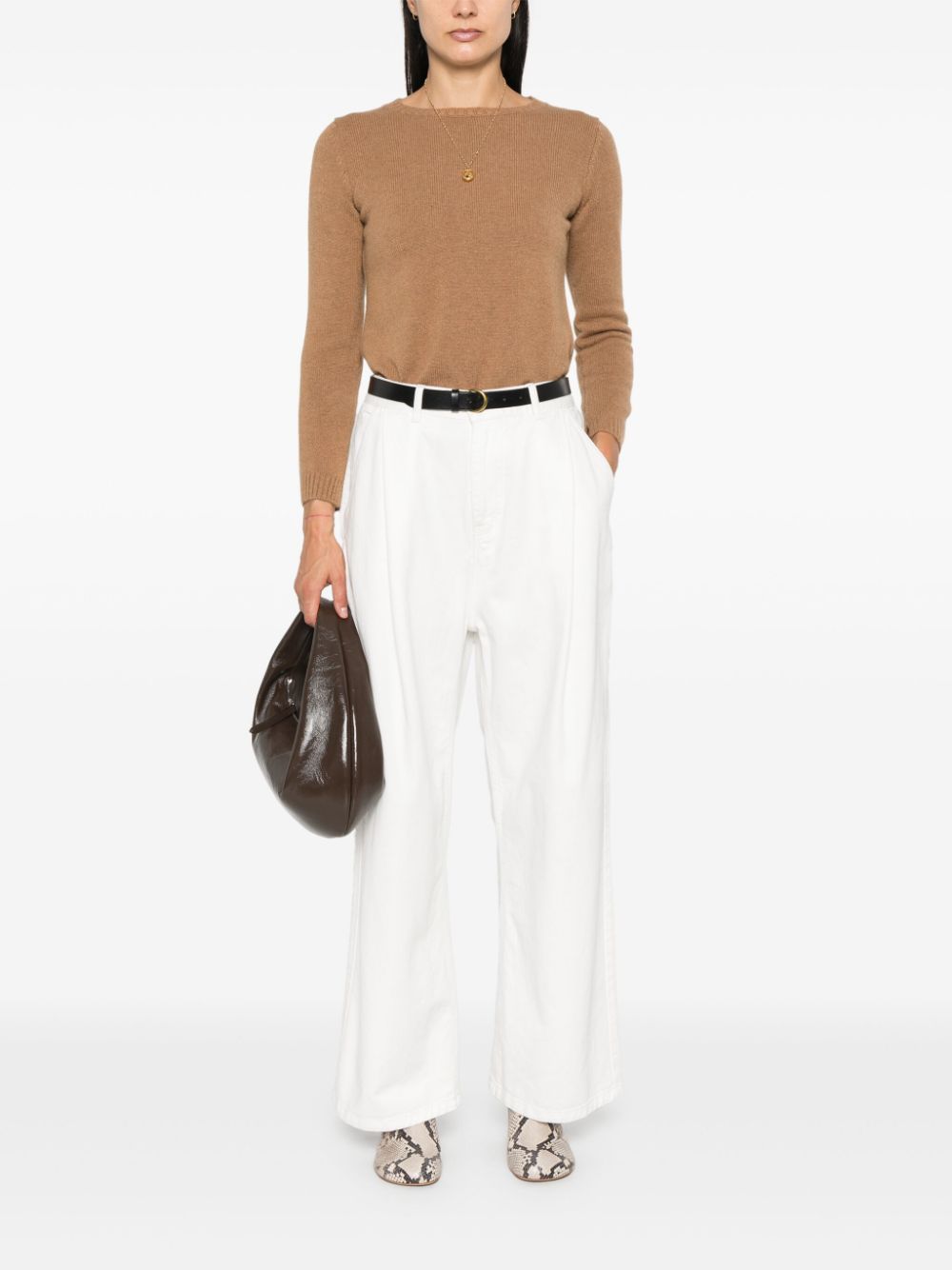 BEYOU Sweaters Camel Topwear Beyou