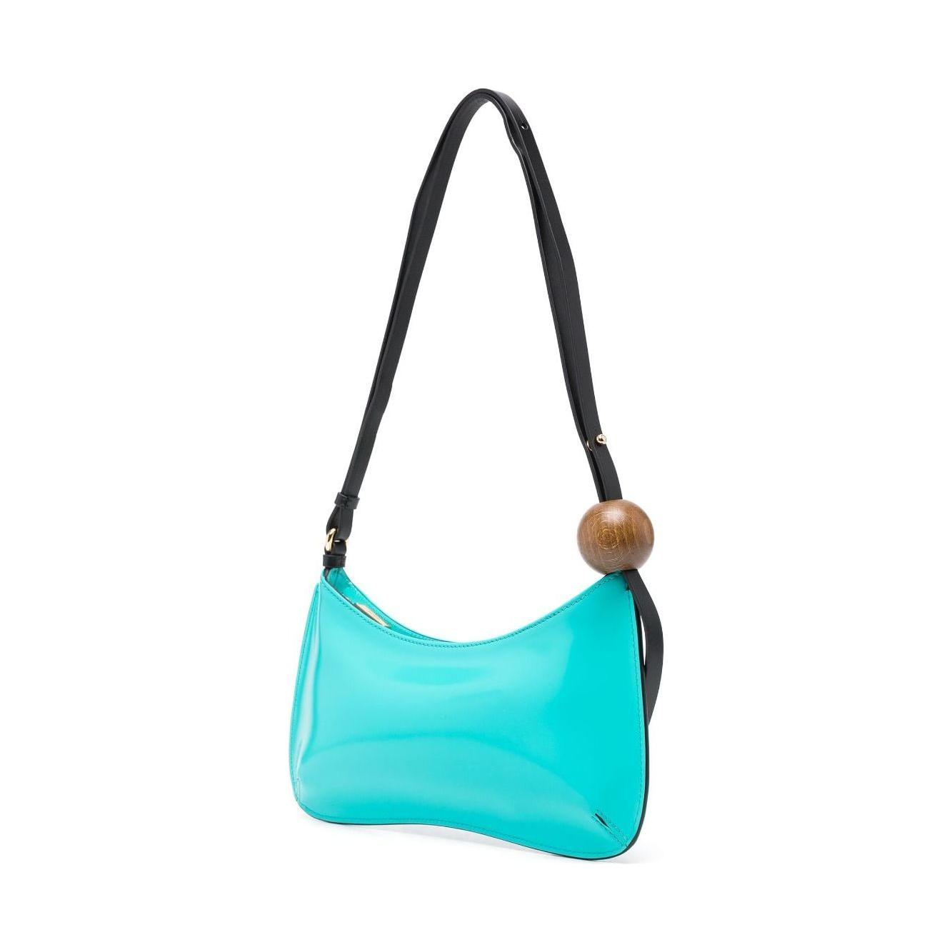 JACQUEMUS The Bisou Perle Bag Clear Blue Shoulder JACQUEMUS