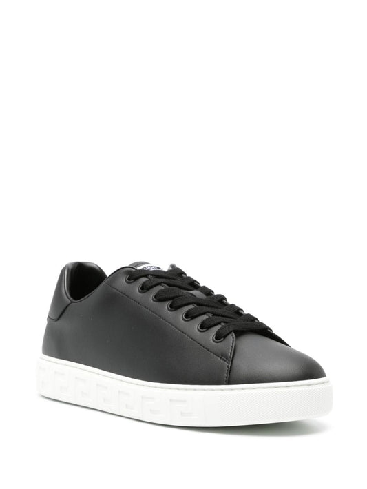 Versace greca faux leather sneakers Sneakers Versace Dark Slate Gray