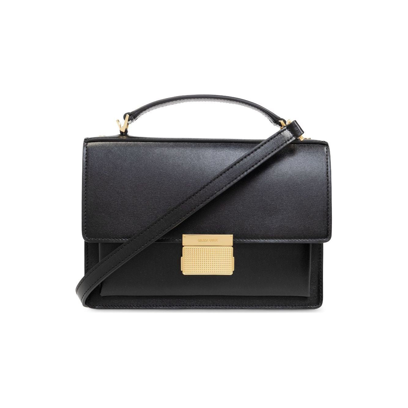 Golden Goose Venezia Bag Leather in Black Handbag Golden Goose Dark Slate Gray