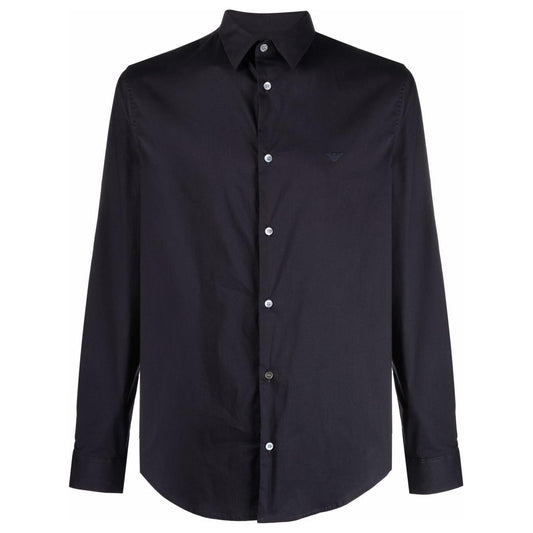 Emporio Armani Shirts Blue Shirts Emporio Armani Dark Slate Gray
