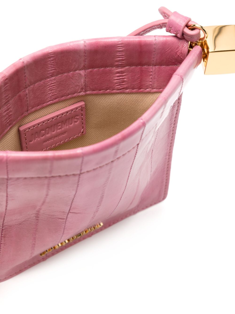 JACQUEMUS The Rond Carré Wallets Pink Wallets JACQUEMUS