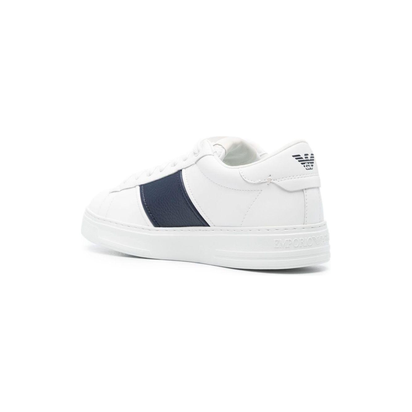 Emporio Armani Leather sneakers with logo detail Sneakers Emporio Armani Lavender