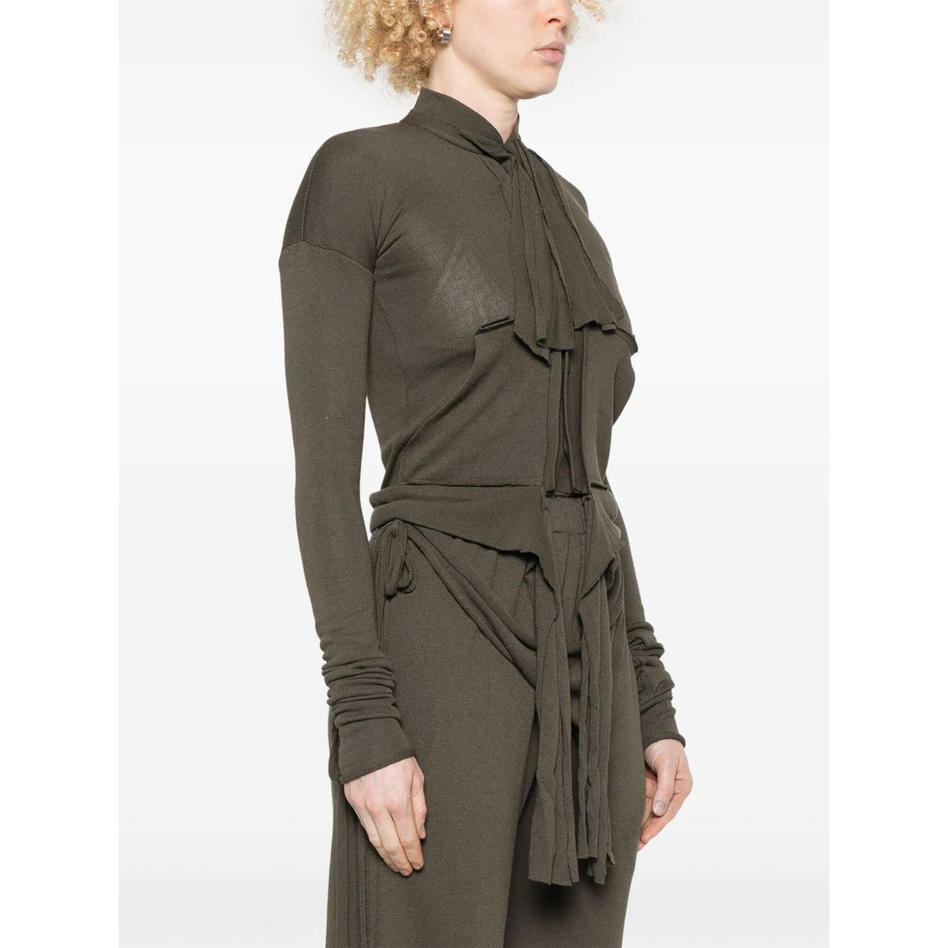 Ottolinger deconstructed cardigan Topwear Ottolinger White Smoke