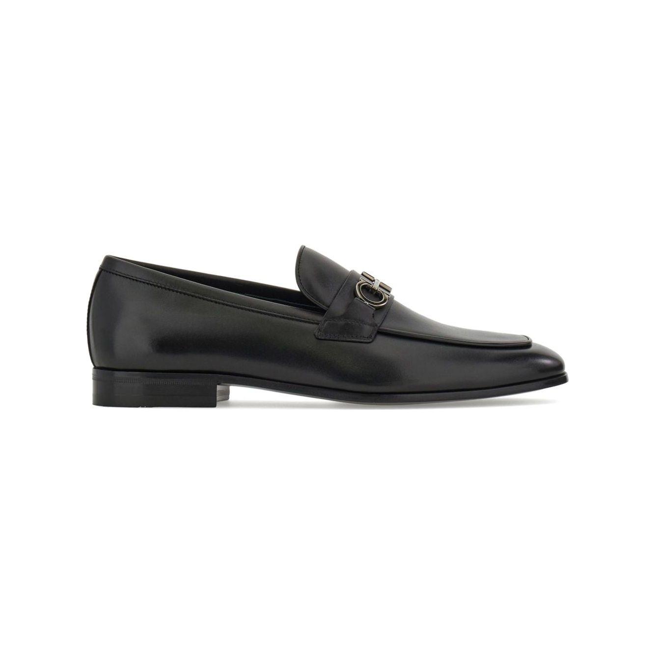 Ferragamo Gancini moccasins with applique Moccasins Ferragamo Dark Slate Gray