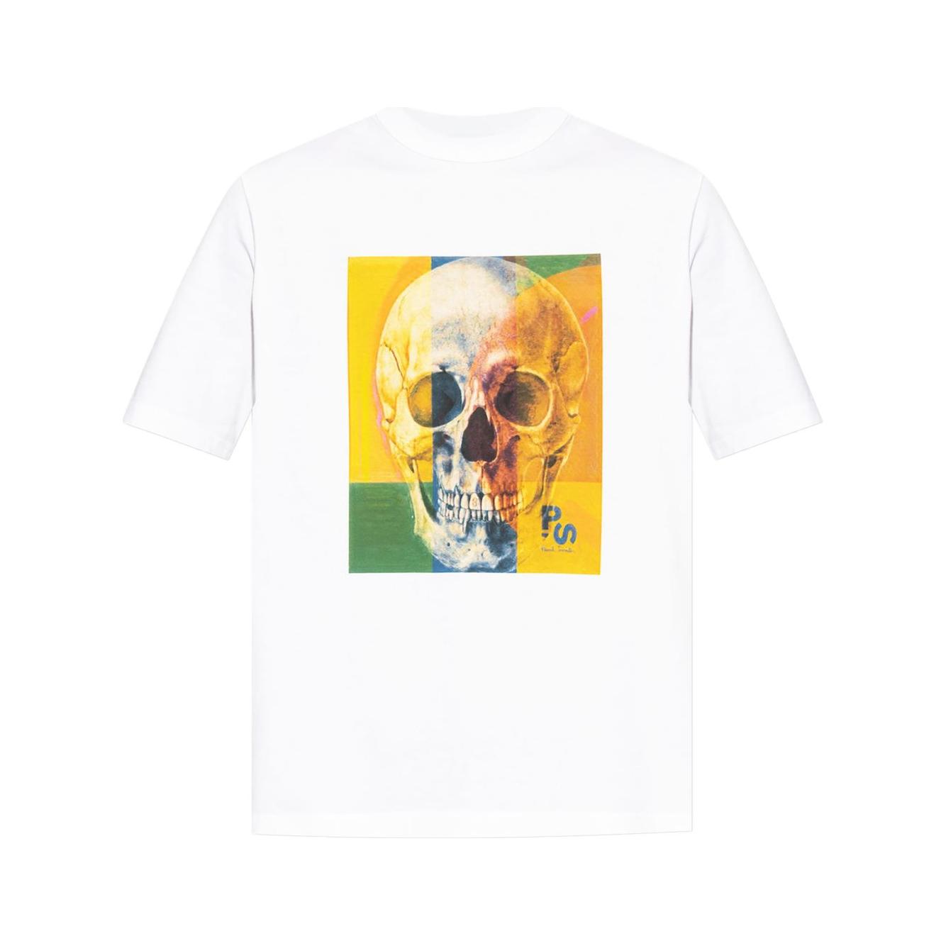 PS By Paul Smith T-shirts and Polos White Topwear PS By Paul Smith Goldenrod