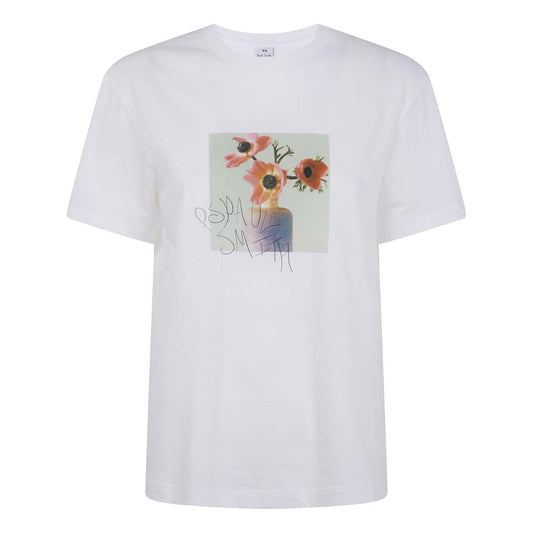PS By Paul Smith T-shirts and Polos White Topwear PS By Paul Smith Light Gray