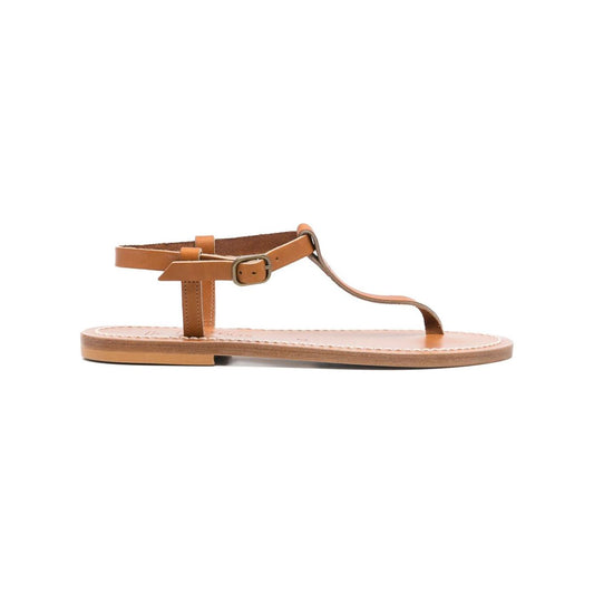 K Jacques St Tropez Sandals Leather Brown