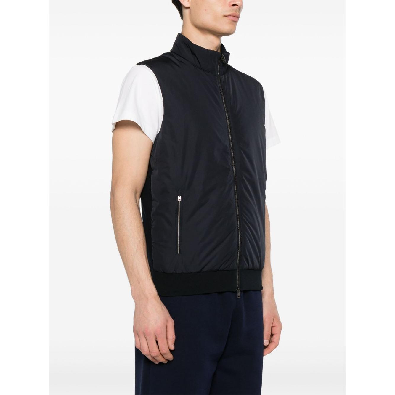 Herno Jackets Blue Vests Herno White Smoke