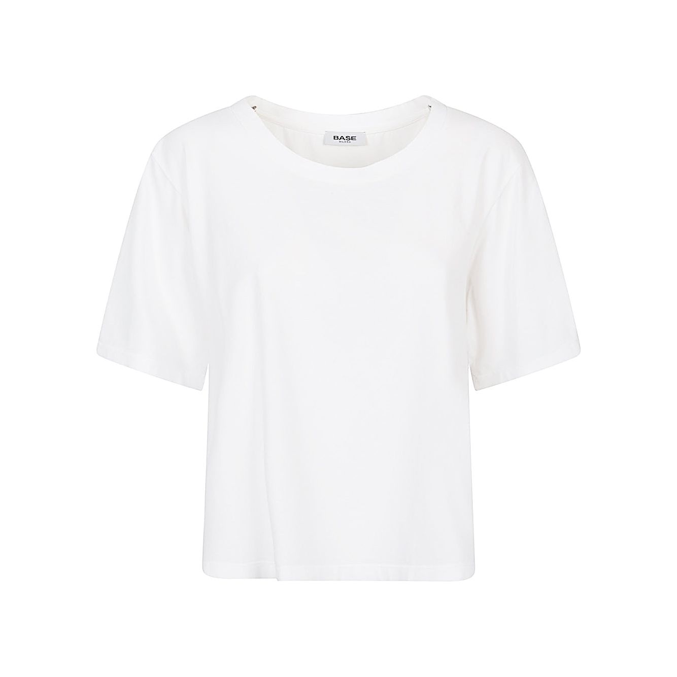 Base T-shirts and Polos White Topwear Base White Smoke