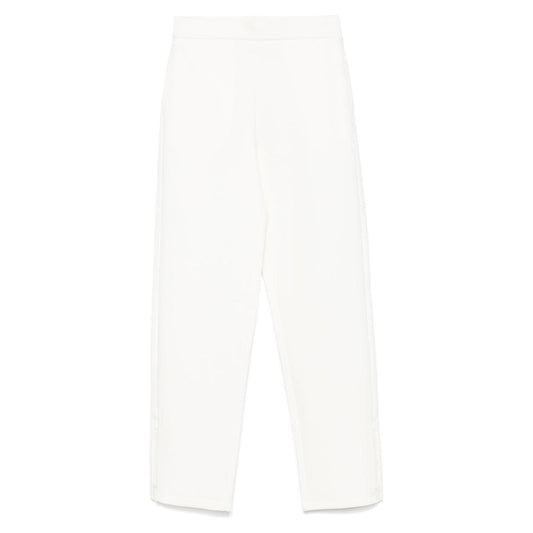 Emporio Armani cotton trousers Trousers Emporio Armani White Smoke